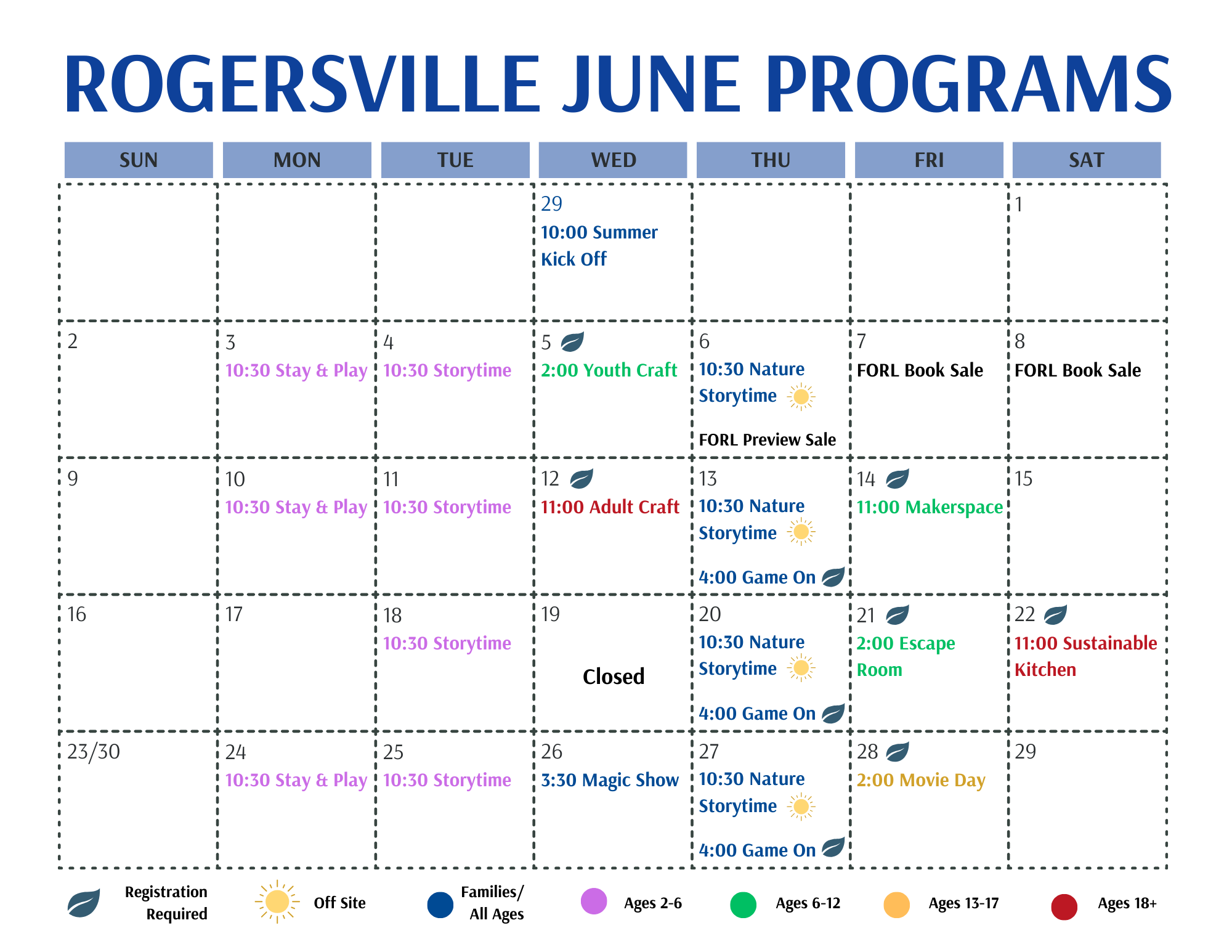 June Calendar